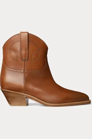Ralph Lauren Stivaletti Jayme in vitello brunito
