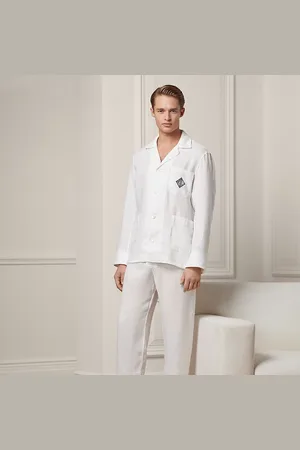 Ralph Lauren Pigiama in lino con monogramma