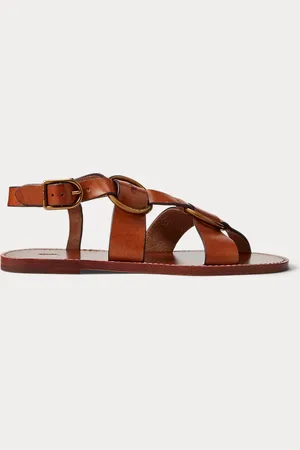 Ralph Lauren Sandali in pelle con doppio anello
