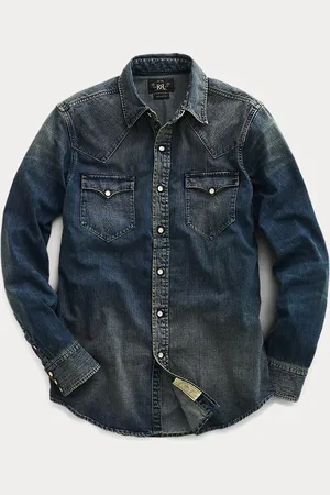 Ralph Lauren Camicia western in denim Slim-Fit