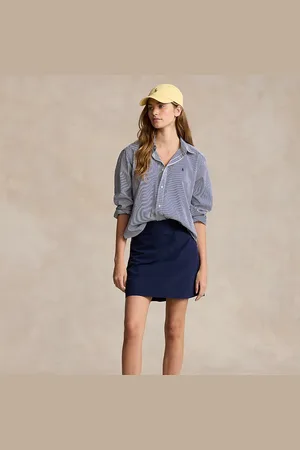 Ralph Lauren Skort tecnica con pieghe 43,2 cm