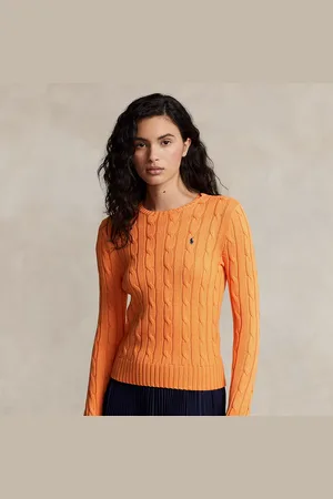 Ralph Lauren Maglia a girocollo in cotone a trecce