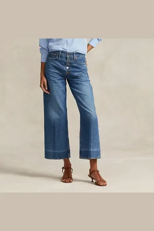 Ralph Lauren Jeans corti a gamba larga