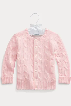 Ralph Lauren Cardigan in cashmere a trecce
