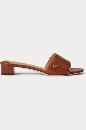 Ralph Lauren Sandali Fay in pelle martellata
