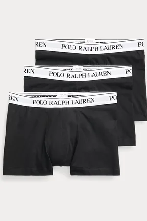 Ralph Lauren Tre paia di boxer in cotone stretch