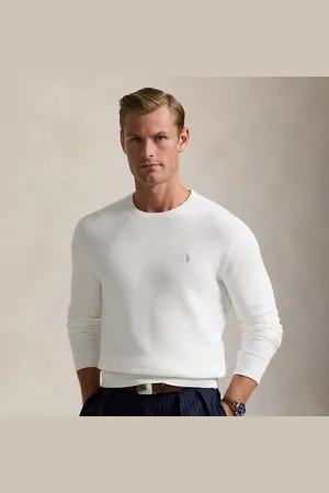 Ralph Lauren Maglia a girocollo in piqué di cotone
