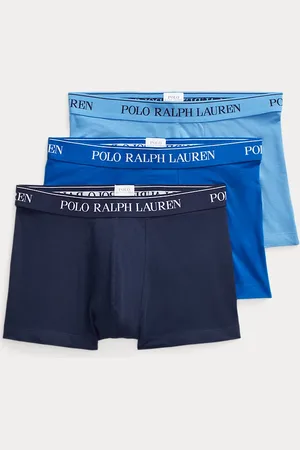 Ralph Lauren Tre paia di boxer in cotone stretch