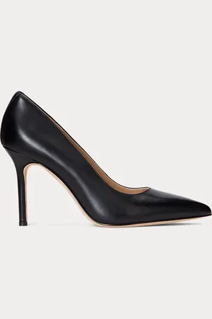 Ralph Lauren Décolleté Lindella II in pelle brunita