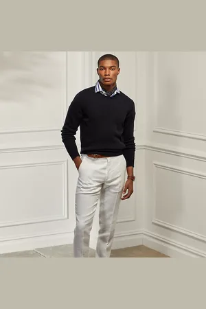 Ralph Lauren Pantaloni Gregory in lino fatti a mano