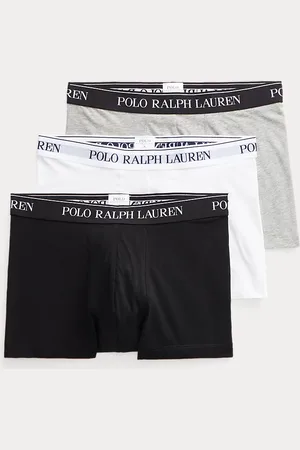 Ralph Lauren Tre paia di boxer in cotone stretch