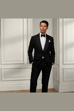 Ralph Lauren Pantaloni smoking Gregory fatti a mano