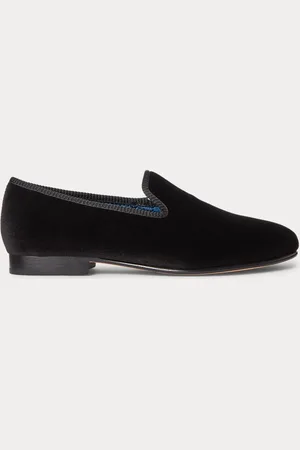 Ralph Lauren Pantofole Paxton in velluto