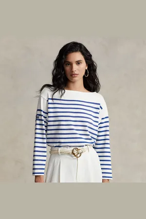 Ralph Lauren Maglietta a righe con scollo a barchetta