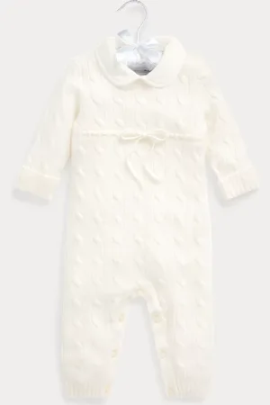 Ralph Lauren Tutina in cashmere con collo in maglia
