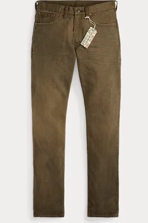 Ralph Lauren Jeans invecchiati marroni Slim-Fit