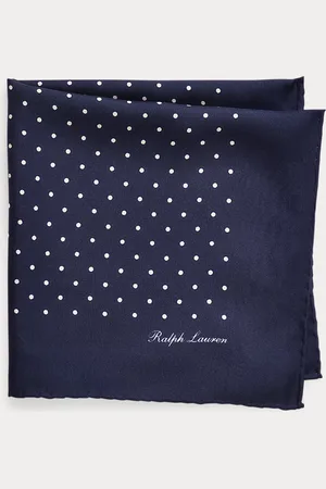 Ralph Lauren Fazzoletto in foulard in seta a pois