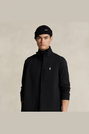 Ralph Lauren Gilet a maglia doppia collo a lupetto