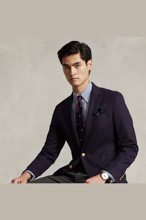 Ralph Lauren Iconico blazer scamosciato a due bottoni