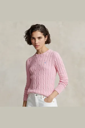 Ralph Lauren Maglia a girocollo in cotone a trecce