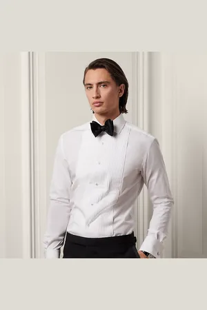 Ralph Lauren Camicia da smoking in popeline