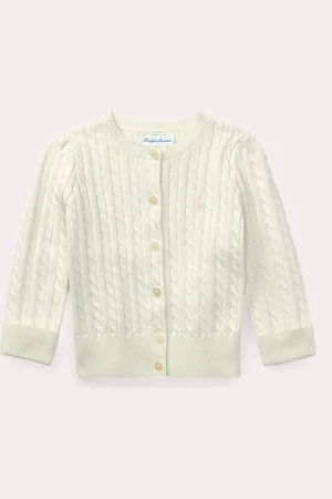 Ralph Lauren Cardigan in cotone a trecce sottili