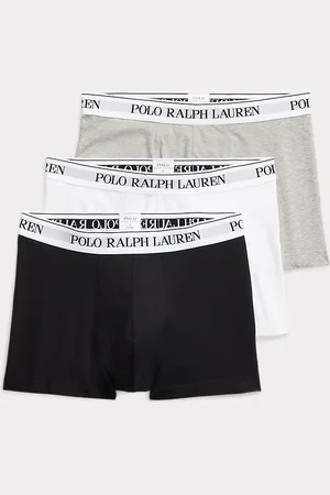Ralph Lauren Tre paia di boxer in cotone stretch