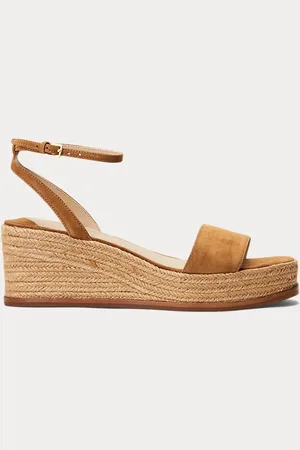 Ralph Lauren Espadrillas Leona in camoscio