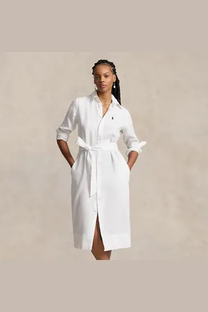 Ralph Lauren Chemisier in lino con cintura