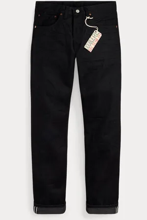 Ralph Lauren Jeans neri con cimosa Slim-Fit