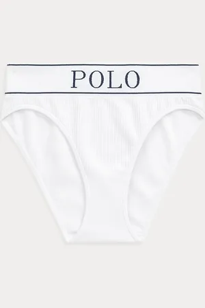 Ralph Lauren Slip a vita alta senza cuciture con logo