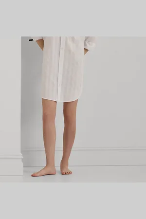 Ralph Lauren Camicia da notte in cotone a righe