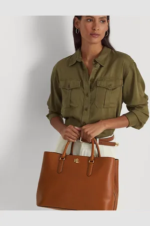 Ralph Lauren Bauletto Marcy grande in pelle