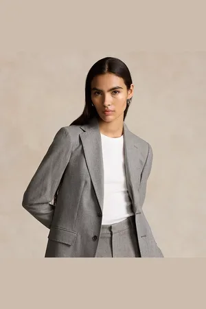 Ralph Lauren Blazer in flanella di lana stretch