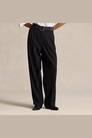 Ralph Lauren Pantaloni a gamba larga in misto lana