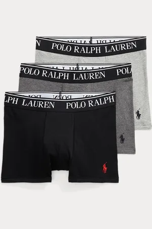 Ralph Lauren Tre paia di boxer in jersey stretch