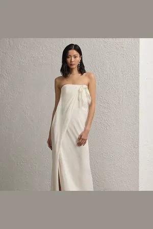 Ralph Lauren Abito da sera Brigitta in voile di lino
