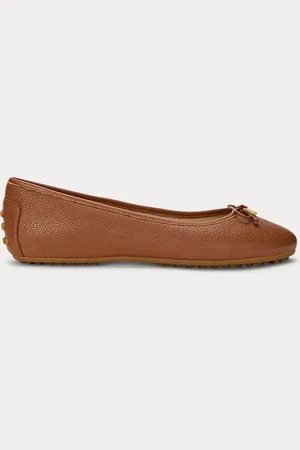 Ralph Lauren Ballerine Jayna in pelle martellata