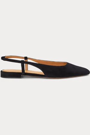 Ralph Lauren Ballerine slingback in camoscio