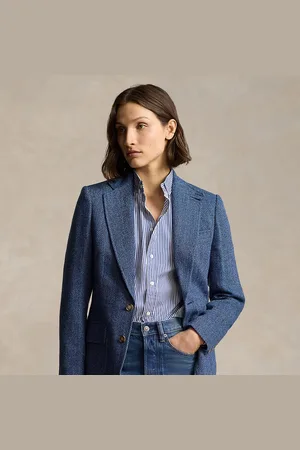 Ralph Lauren Blazer in misto lino a spina di pesce