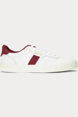 Ralph Lauren Sneaker Court vulcanizzate a righe