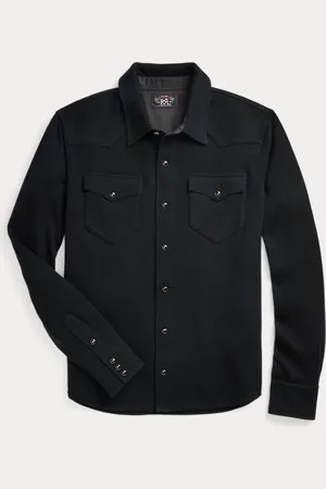 Ralph Lauren Maglia a camicia in lana e cashmere