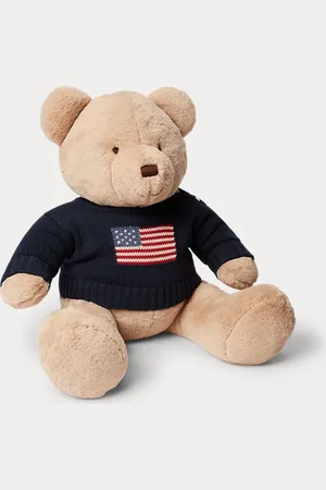 Ralph Lauren Polo Bear grande con maglia con bandiera