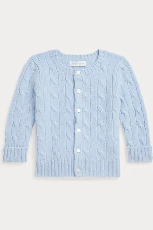 Ralph Lauren Cardigan in cashmere a trecce