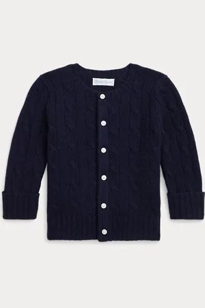 Ralph Lauren Cardigan in cashmere a trecce