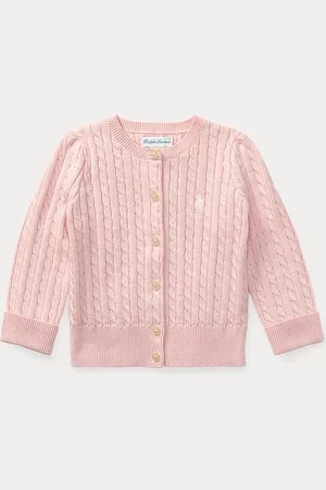 Ralph Lauren Cardigan in cotone a trecce sottili