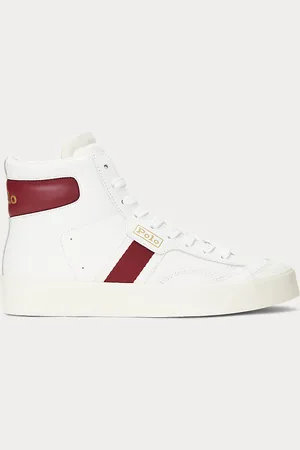 Ralph Lauren Sneaker Court vulcanizzate in pelle