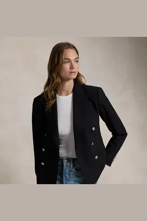 Ralph Lauren Blazer a doppio petto in lana stretch