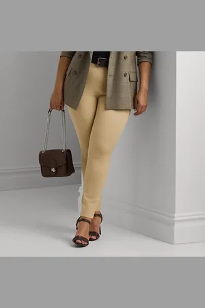 Ralph Lauren Taglie Plus - Pantaloni in cotone stretch Skinny-Fit