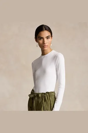 Ralph Lauren Maglietta in cotone a maniche lunghe